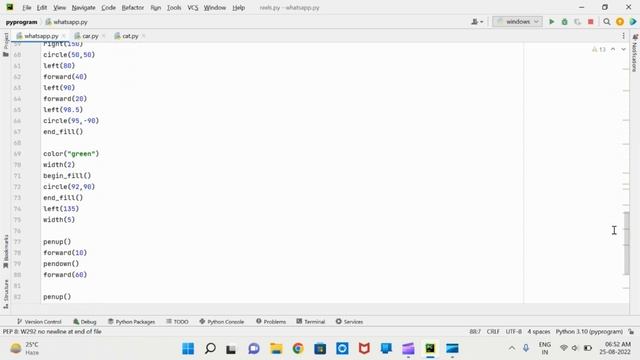 How To Draw Whatsapp Logo In Python Turtle II Python Me Whatsapp Logo Kaise Banaye смотреть онлайн