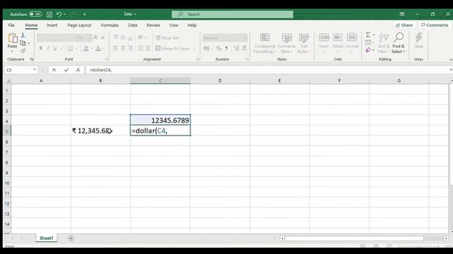 Dollar Function in Microsoft Excel смотреть онлайн