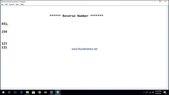 Java Interview Programs | Reverse Number | смотреть онлайн