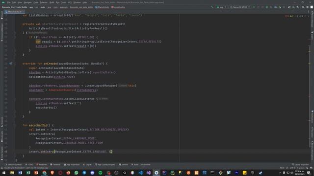 Buscador, filtrador con reconocimiento de voz con Kotlin y Android Studio смотреть онлайн