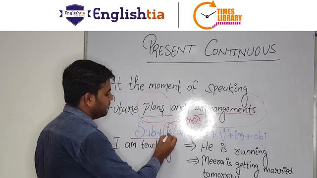 Present Continuous Tense | ENGLISHTIA смотреть онлайн