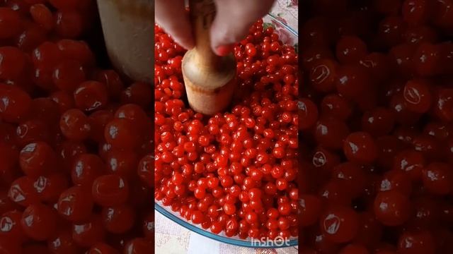 Калина.Заготовка на зиму.#viburnum #калина смотреть онлайн