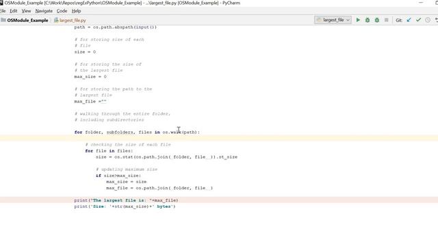 How to find largest file with Python смотреть онлайн