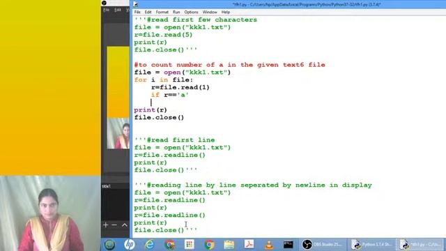 Text File Handling - Python смотреть онлайн