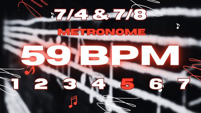 59 BPM - 7/4 & 7/8 Metronome смотреть онлайн