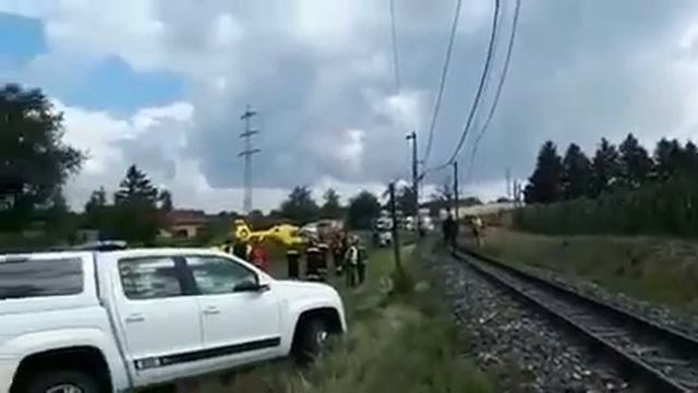 Поезд сошёл с рельсов в Австрии!!Жесть! смотреть онлайн