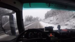 Замерзла мочевина (AdBlue). Закрытый туннель. Дальнобой по Европе.