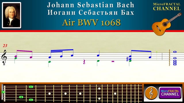 Bach Air BWV 1068 Guitar | Бах Air BWV 1068 Гитара