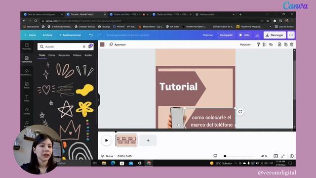 Como colocar el marco del teléfono en tu REEL - Desde CANVA смотреть онлайн