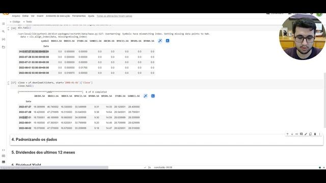 Calculando o Dividend Yield de um portfólio com Python! смотреть онлайн