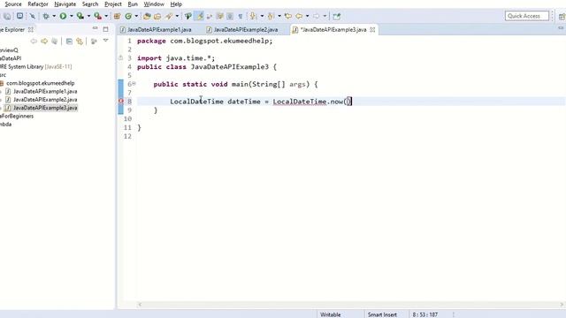 Java 8 || Date and Time API || Joda Time API || Example -2 смотреть онлайн