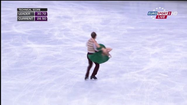 2013 Trophée Eric Bompard. Nelli ZHIGANSHINA - Alexander GAZSI. GER. Short Dance. 15.11.2013 смотреть онлайн