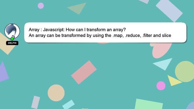 Array : Javascript: How can I transform an array? смотреть онлайн