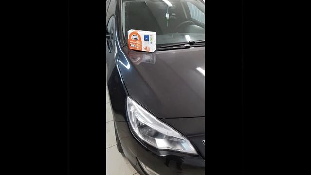 Opel Astra - установили охранный комплекс с автозапуском Starline A93 смотреть онлайн