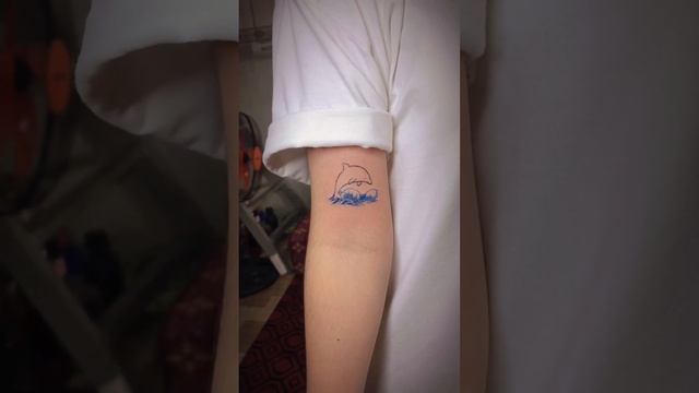 Hình Xăm Cá Heo Xanh - To Tran - Tattoo Bà Rịa смотреть онлайн