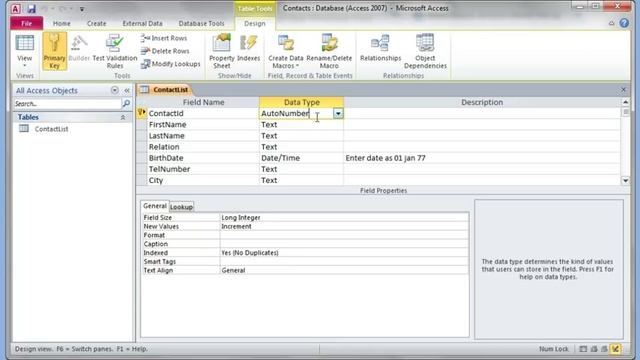 Microsoft Access 2007 2010 part 2 (Table Filter, Sort & Forms) смотреть онлайн