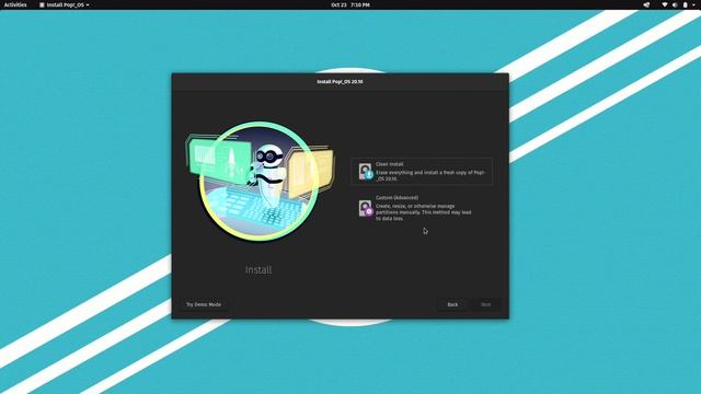 Pop!_OS 20.10 Full Installation Walkthrough смотреть онлайн