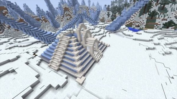 Minecraft: How To Build An Ice Biome Temple!