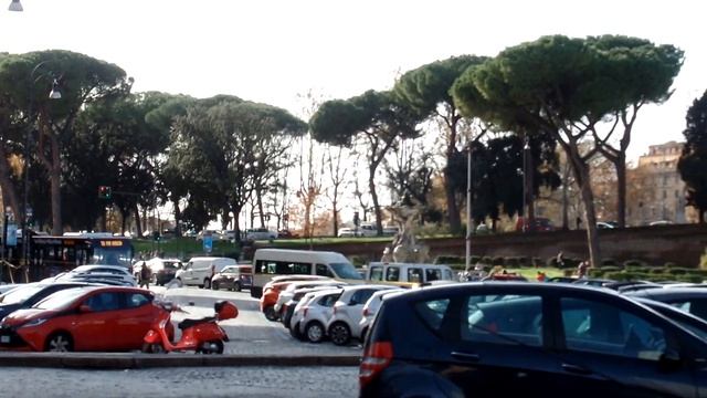 Храм Портуна Рынок скота Уста Истины Рим Temple of Portuna Cattle Market Mouth of Truth Rome Italy смотреть онлайн