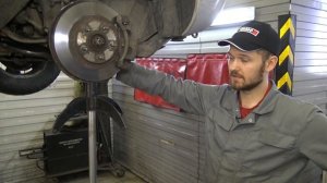 Замена передних рычагов и рулевых наконечников Hyundai SantaFe Classic