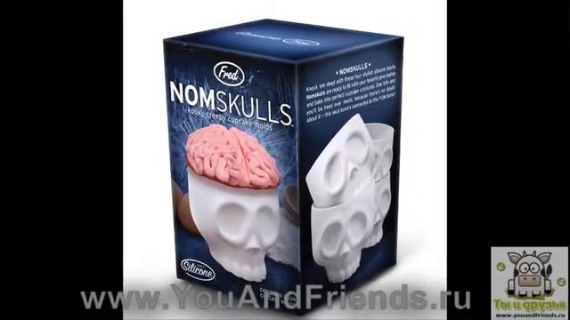 СИЛИКОНОВАЯ ФОРМА ДЛЯ ВЫПЕЧКИ - ЧЕРЕП NOMSKULLS смотреть онлайн
