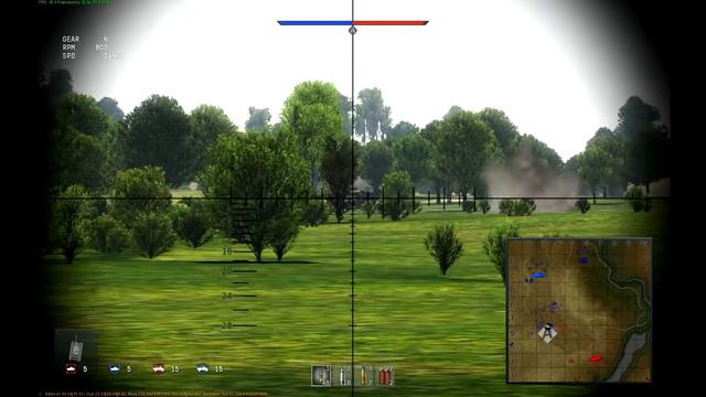 First simulator battle in KV 1 Zis 5 - Warthunder Tanks gameplay смотреть онлайн