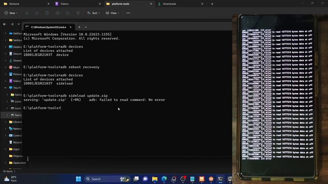 Fix ADB Sideload stuck at Verifying Update Package смотреть онлайн