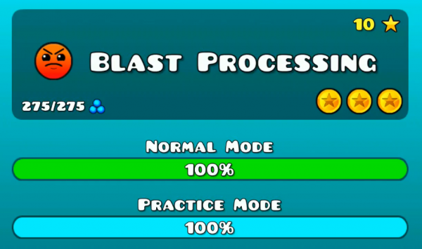 17 Уровень (Blast Processing) - Geometry Dash