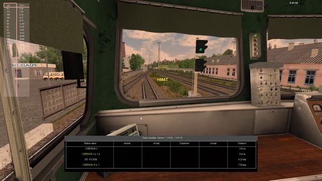 Едем бригадой на дизельпоезде ДТ116 ► RTrainSim на новом проекте MaDaDev ◄ Маршрут Успенск