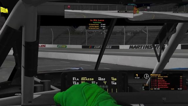 Nascar iRacing Series Wk 8 Next Gen Chevrolet Camaro ZL1 at Martinsville | Race starts at 8pm смотреть онлайн