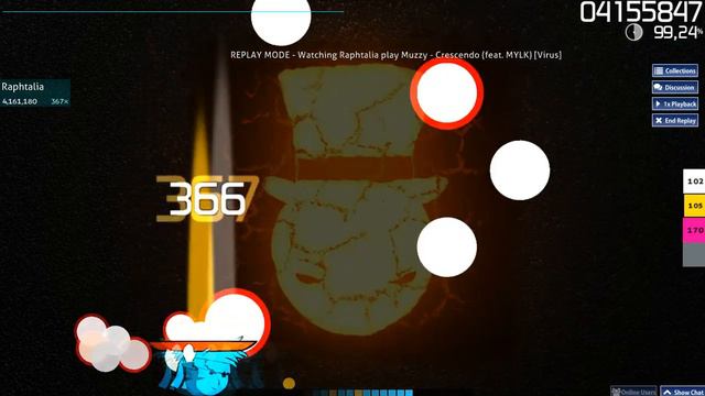 [Osu! Ctb] Muzzy - Crescendo (feat. MYLK) [Virus] смотреть онлайн