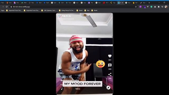 Tiktok Clone with React - demo смотреть онлайн