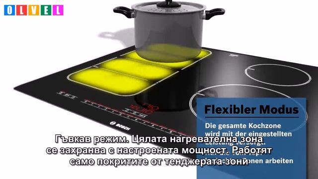 Варочная поверхность Bosch PIN 675N14E FlexInduction смотреть онлайн