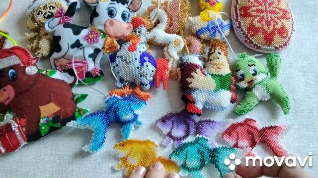 Бисероплетение? Игрушки. Кирпичное плетение и не много вышивки! смотреть онлайн