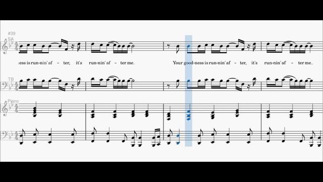 Goodness of God | Piano | SATB смотреть онлайн