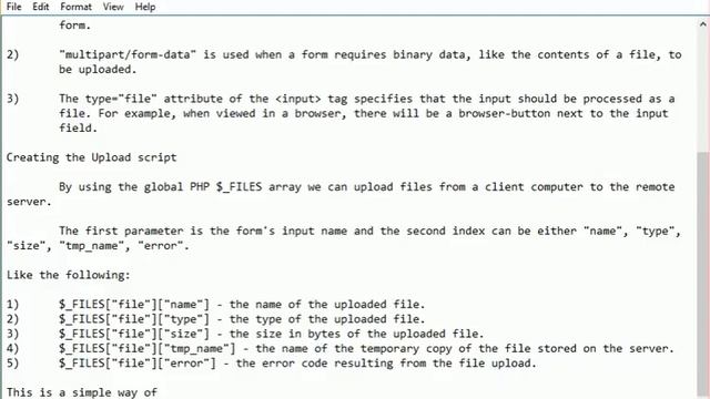 PHP Uploading images and files . смотреть онлайн