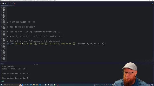 Formatted Printing in Python смотреть онлайн
