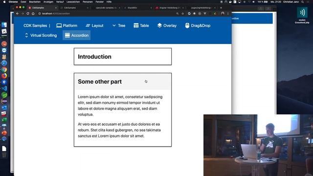 #ngHeidelberg v7 with Christian Janz: CDK – Toolbox for Angular смотреть онлайн
