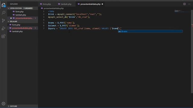 #16 PHP & MySQLi - Membuat CRUD PHP MySQLi (Bag.2) смотреть онлайн