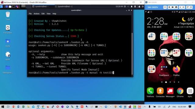 Como Rastrear un Telefono Movil a través de Internet con Seeker (Ciberseguridad) смотреть онлайн