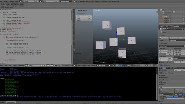 PYTHON in BLENDER TUTORIAL part 9 [GERMAN] (DAS ERSTE ADDON) смотреть онлайн