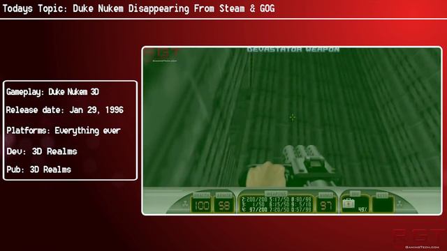 Duke Nukem Disappearing From Steam & GOG | Hail to the King смотреть онлайн