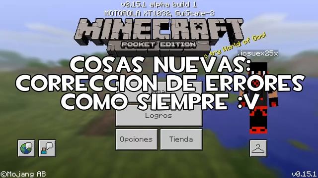 MINECRAFT PE 0.15.1 BUILD 1 | APK + DESCARGA! смотреть онлайн