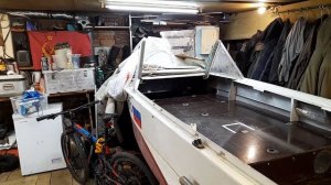 Тюнинг лодки Казанка М. Палубное покрытие.