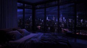 Шум дождя для быстрого сна. Ночной город