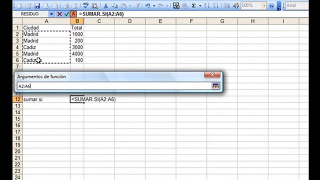 Excel 2003 Formulas: sumar.si - www.ofimaticaparatorpes.com смотреть онлайн
