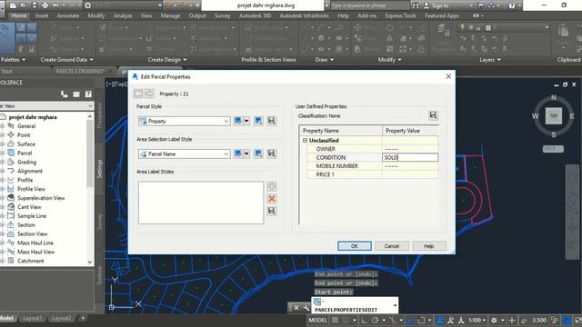 08 PARCEL IN CIVIL 3D(STYLES AND LABELS) смотреть онлайн
