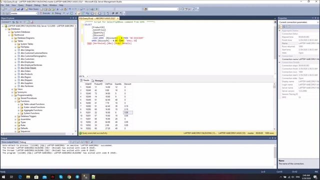 HD lệnh CASE WHEN T-SQL với MSSQL-2014 смотреть онлайн