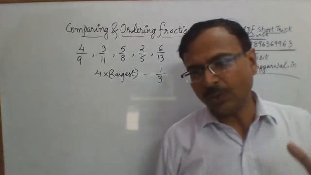 Comparing & Ordering Fractions