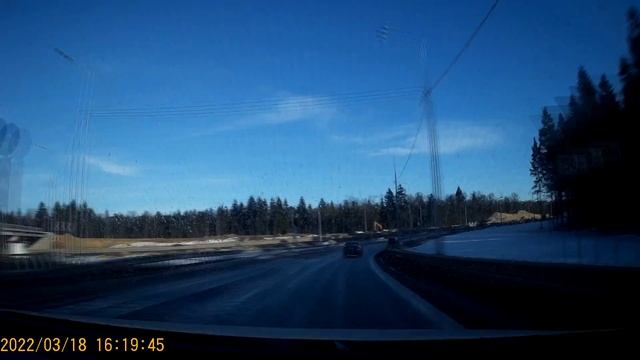 За 10 минут через Северный обход Лобни смотреть онлайн